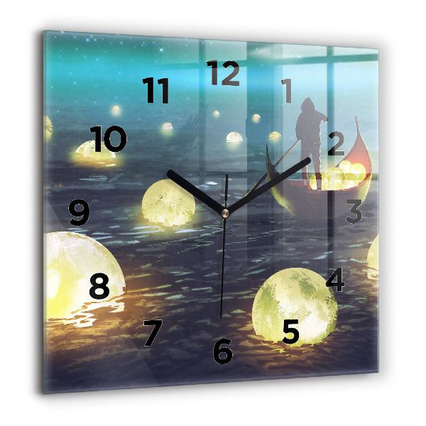 Kwadratowy zegar Abstrakcja