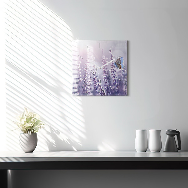 Kwadratowy zegar Abstrakcja