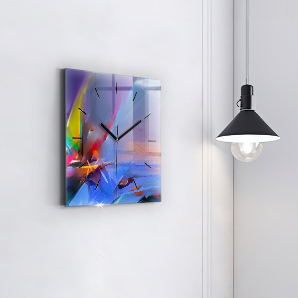 Kwadratowy zegar Pejzaż morski