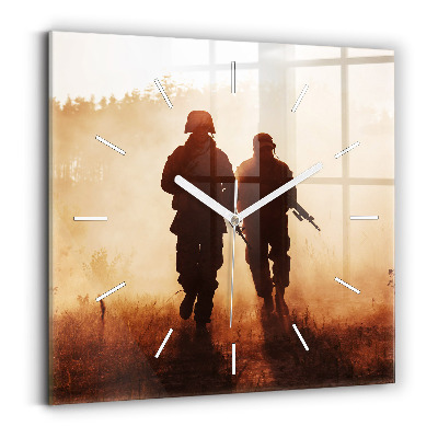 Kwadratowy zegar Marines Stanów Zjednoczonych