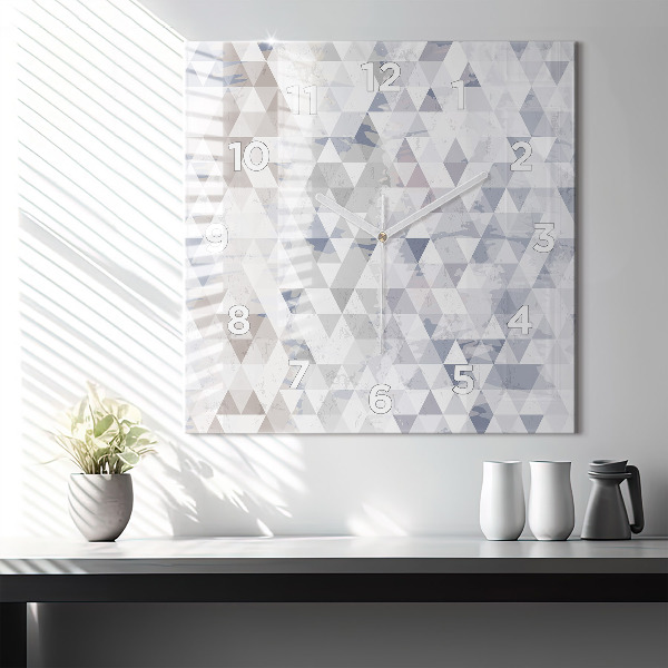 Kwadratowy zegar Wzór geometryczny