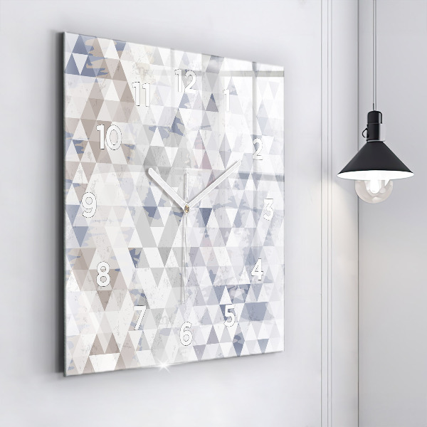 Kwadratowy zegar Wzór geometryczny
