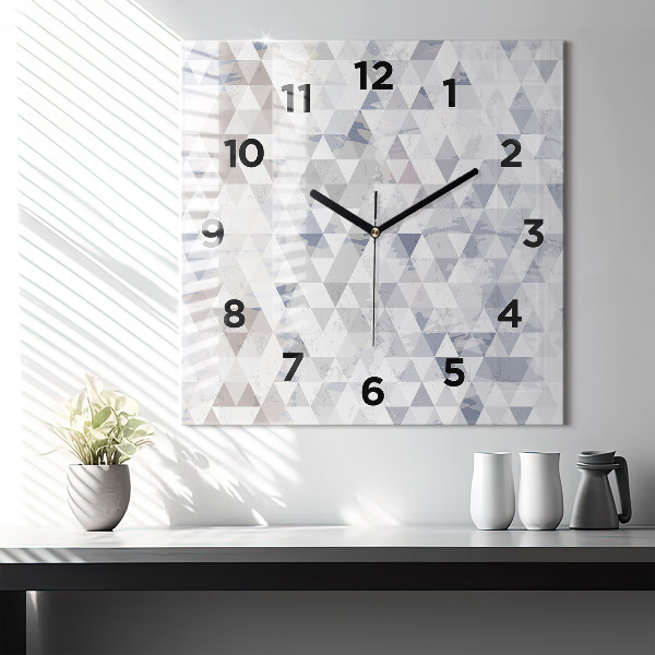 Kwadratowy zegar Wzór geometryczny