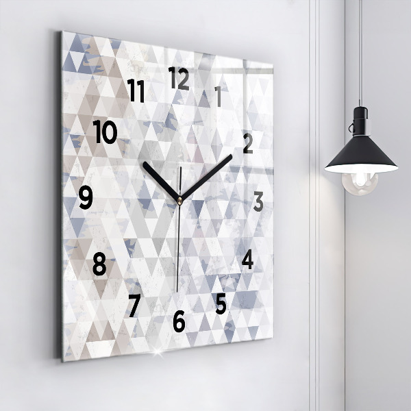 Kwadratowy zegar Wzór geometryczny