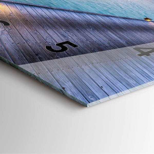 Kwadratowy zegar Zachód słońca Malediwy