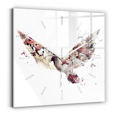 Kwadratowy zegar Abstrakcyjny widok