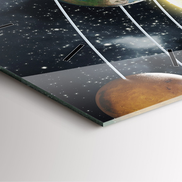 Kwadratowy zegar Układ słoneczny