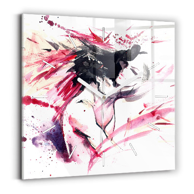 Kwadratowy zegar Abstrakcja kochanków