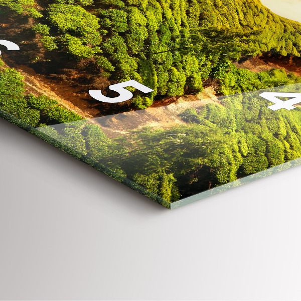 Kwadratowy zegar Wzgórze Herbaty