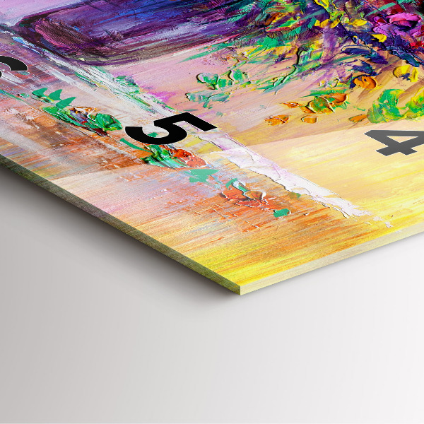 Zegar ścienny kwadratowy Kwiaty w wazonie