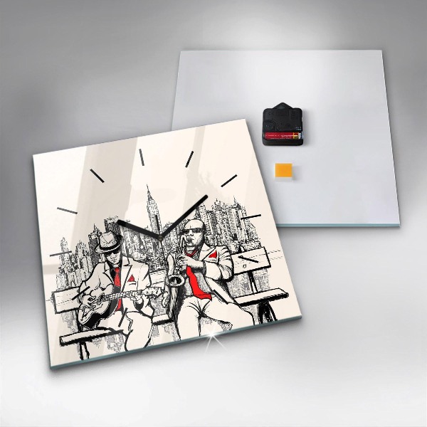 Kwadratowy zegar Jazz w Nowym Jorku