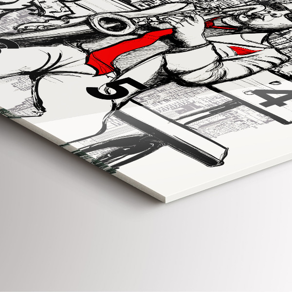 Kwadratowy zegar Jazz w Nowym Jorku