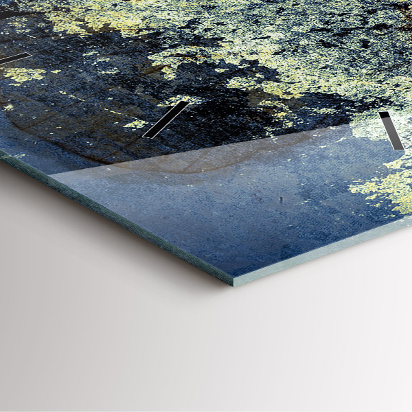 Kwadratowy zegar Motyl vintage styl