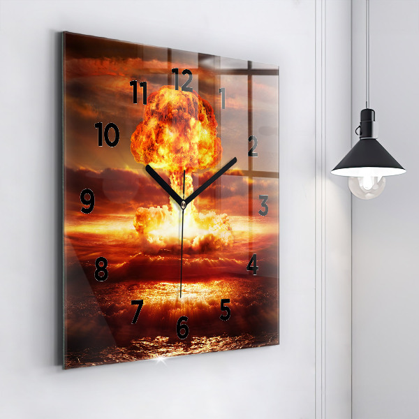 Kwadratowy zegar Wybuch bomby atomowej