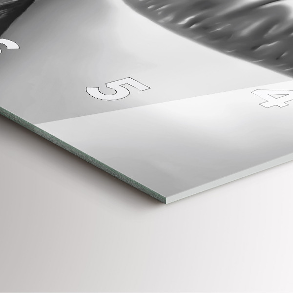 Kwadratowy zegar Usta kobiety