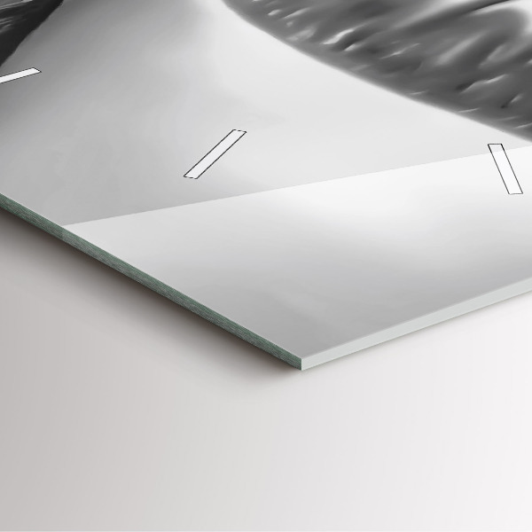 Kwadratowy zegar Usta kobiety