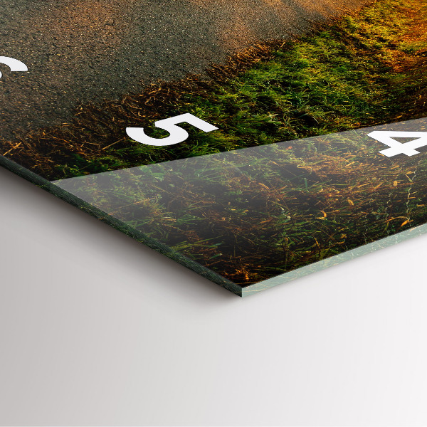 Zegar na ścianę kwadratowy Mgła o wschodzie słońca