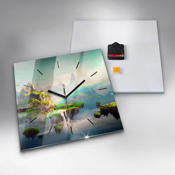 Kwadratowy zegar Chińskie fantasy