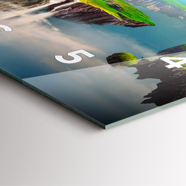 Kwadratowy zegar Chińskie fantasy