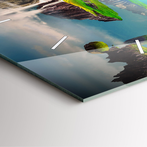 Kwadratowy zegar Chińskie fantasy