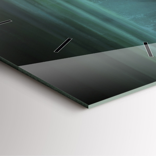 Zegar na ścianę kwadratowy Człowiek i potwór na bagnach