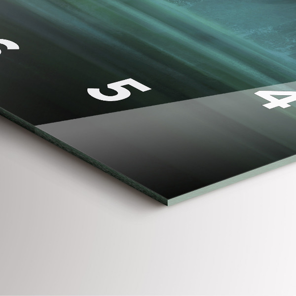 Zegar na ścianę kwadratowy Człowiek i potwór na bagnach