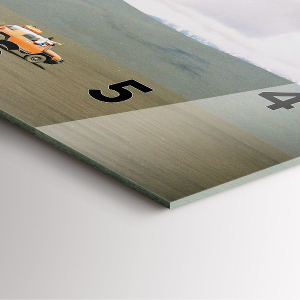 Zegar ścienny kwadratowy Pojazd na pustyni Kamczatka