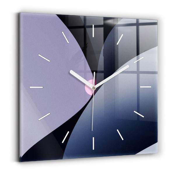 Kwadratowy zegar Abstrakcja słońce