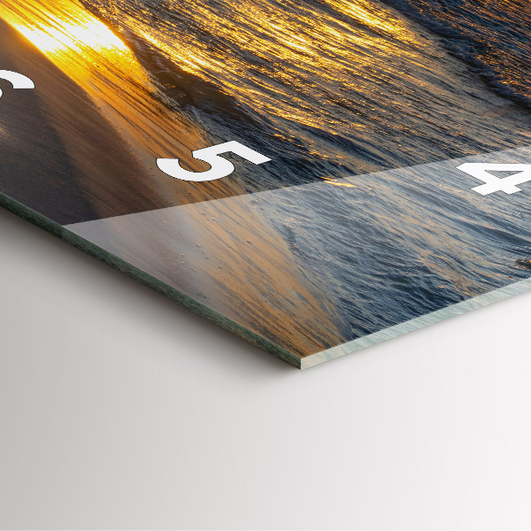 Zegar na ścianę kwadratowy Władysławowo Morze Bałtyckie