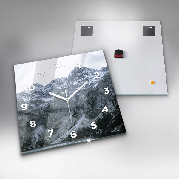 Zegar ścienny kwadratowy Morskie Oko w Tatrach