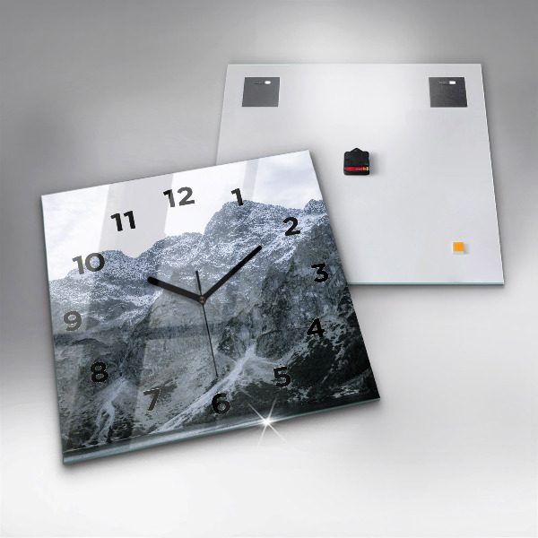 Zegar ścienny kwadratowy Morskie Oko w Tatrach