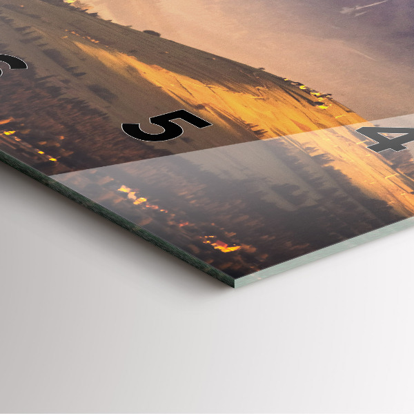 Zegar ścienny kwadratowy Zimowy pejzaż gór Tatr