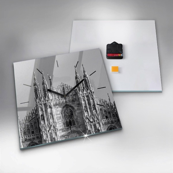 Zegar ścienny kwadratowy Katedra Duomo Di Milano