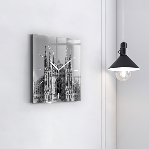 Zegar ścienny kwadratowy Katedra Duomo Di Milano