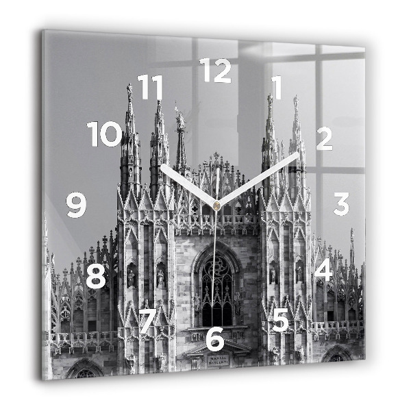 Zegar ścienny kwadratowy Katedra Duomo Di Milano