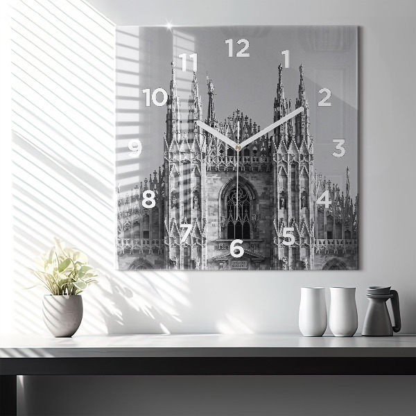 Zegar ścienny kwadratowy Katedra Duomo Di Milano