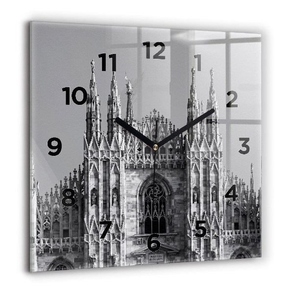 Zegar ścienny kwadratowy Katedra Duomo Di Milano
