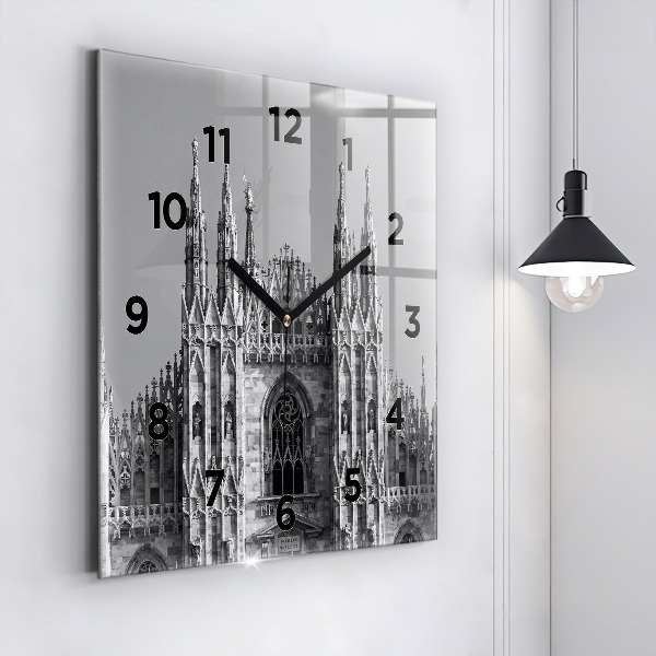 Zegar ścienny kwadratowy Katedra Duomo Di Milano