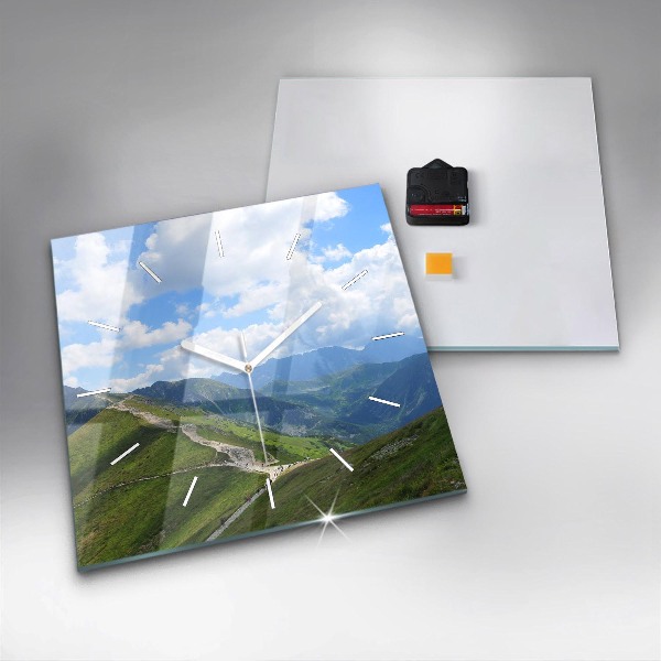 Zegar ścienny kwadratowy Kasprowy Wierch Zakopane