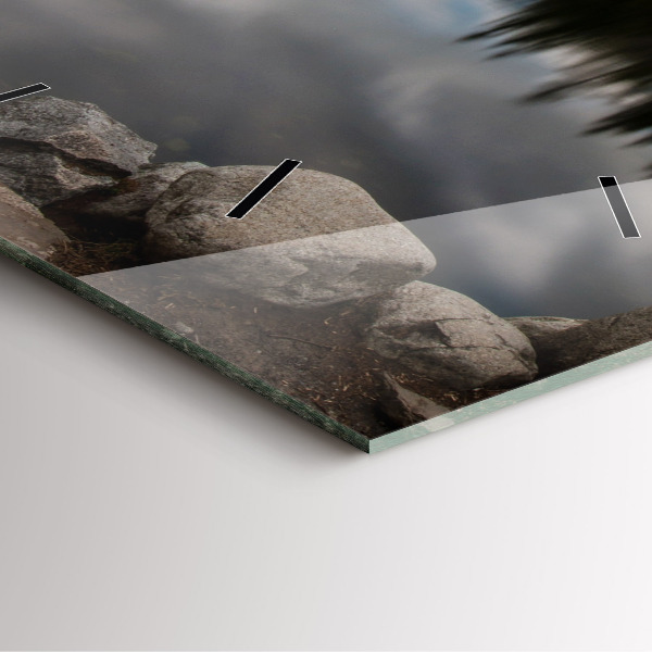 Zegar ścienny kwadratowy Tatry Wysokie na Słowacji