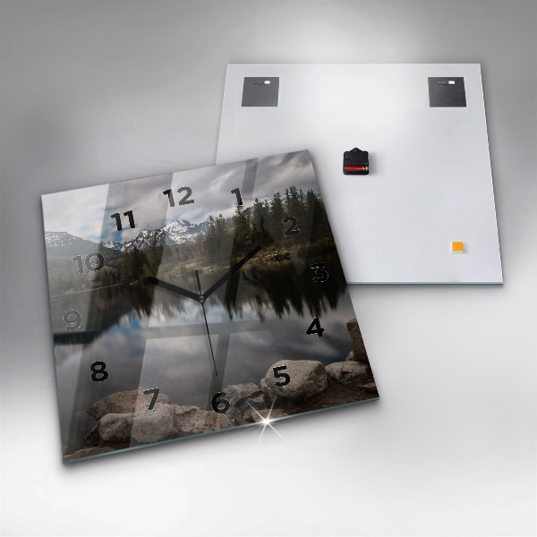Zegar ścienny kwadratowy Tatry Wysokie na Słowacji