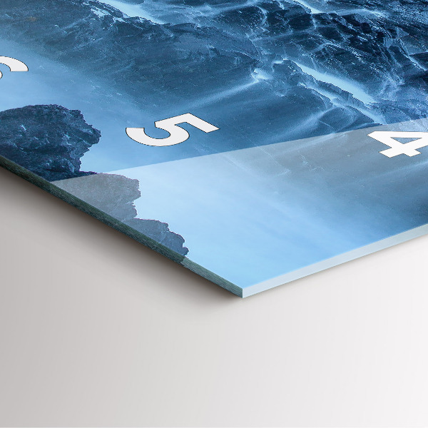 Zegar ścienny kwadratowy Latarnia Morska