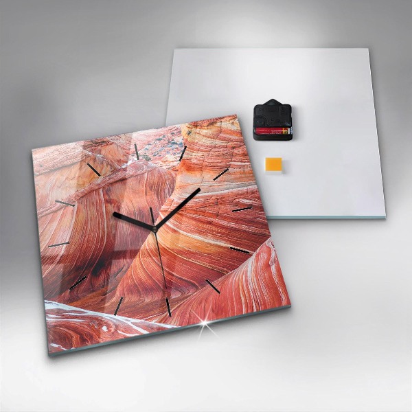 Zegar ścienny kwadratowy Malowniczy Wielki Kanion