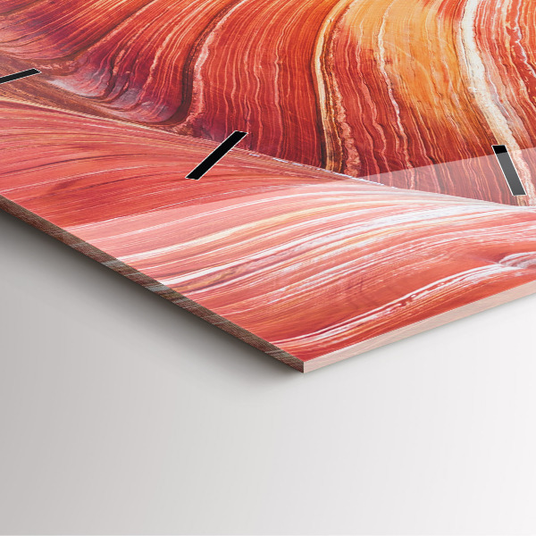 Zegar ścienny kwadratowy Malowniczy Wielki Kanion