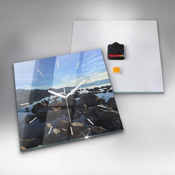 Zegar ścienny kwadratowy Widok na morze