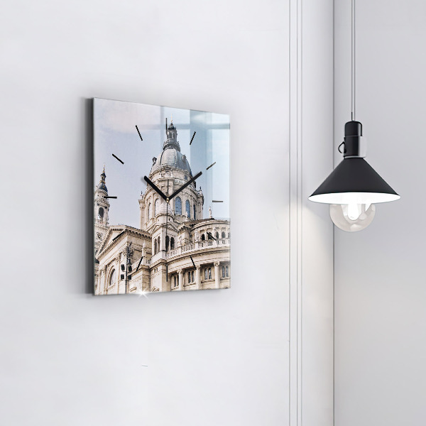 Zegar ścienny kwadratowy Bazylika Św. Szczepana