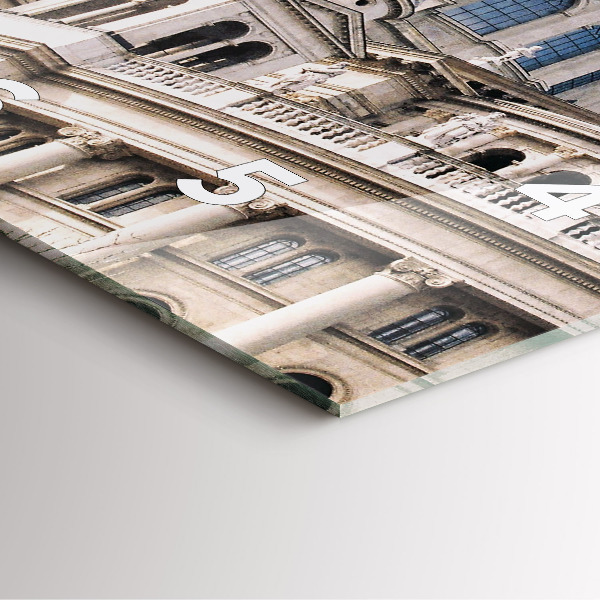 Zegar ścienny kwadratowy Bazylika Św. Szczepana