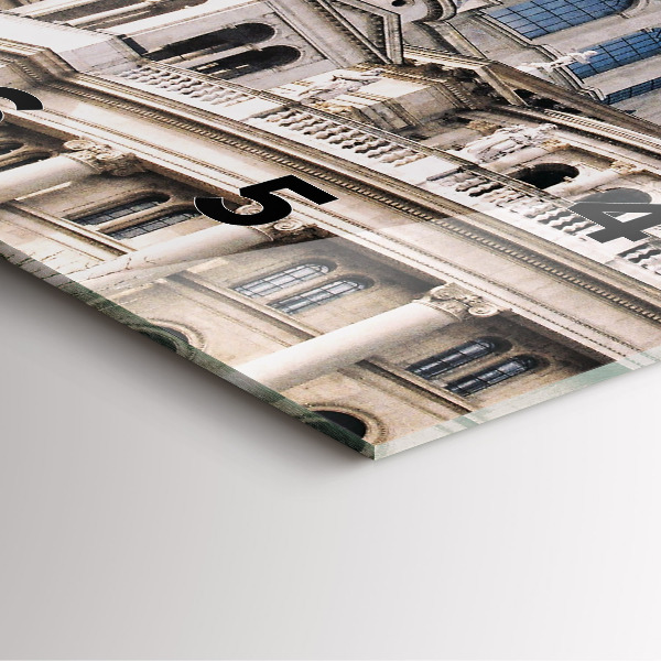 Zegar ścienny kwadratowy Bazylika Św. Szczepana