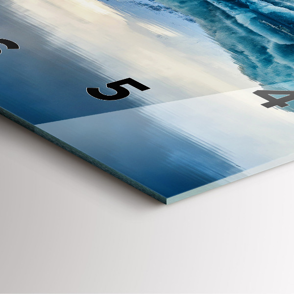 Kwadratowy zegar Jezioro Jokulsarlon Islandia