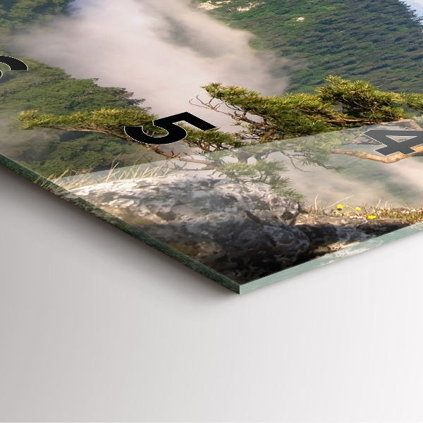 Zegar na ścianę kwadratowy Sokolica Wierch w Pieninach